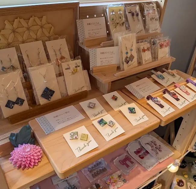 M’s House店内の紙みのり委託販売スペース